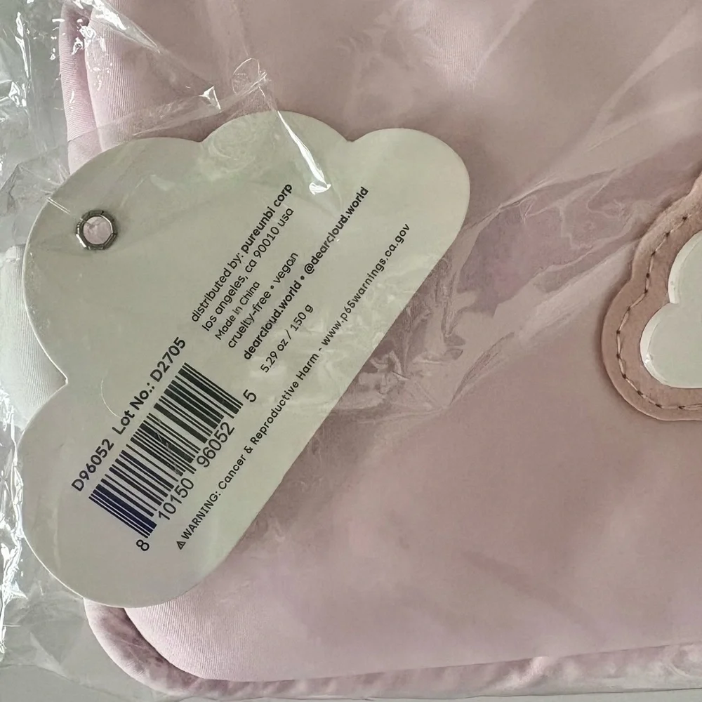 dearcloud Cosmetic Bag (Darling Pink), Makeup, Travel, Lightweight / NIB